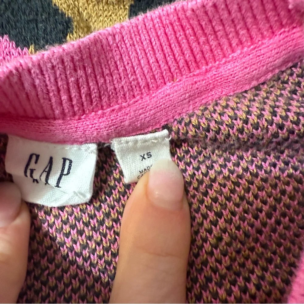 Gap Kids Girls Animal Print Pullover‎ Sweater size XS